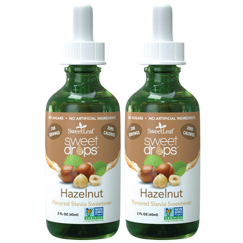 SweetLeaf Sweet Drops Flavored Stevia Liquid Sweetener Organic Stevia Extract Zero Calories Gluten Keto Friendly Non GMO Natural Flavor Pumpkin Spice 2 Fl Oz (Pack of 2)