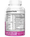 Evlution Nutrition Womens Multivitamin - Full Spectrum Vitamins & Minerals, Immune Health, Vitamin C & D, Iron, Zinc, Antioxidants & Bioflavonoids, Skin, Hair, Bone, Eye Health, 120 Tablets, 60 Days