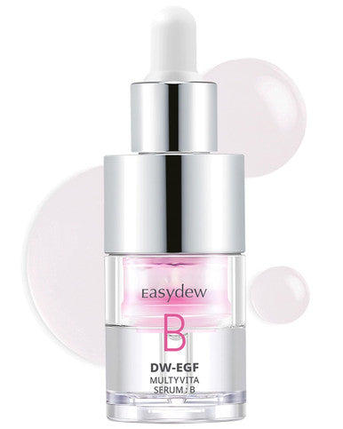 Easydew Multi Vita B Serum - Korean Facial Serum For Healthy Skin Barrier With Vitamin B Egf Peptide Ceramide Np Panthenol - Hydrating Revitalizing And Strengtening Skin Barrier 0.47 Fl.Oz
