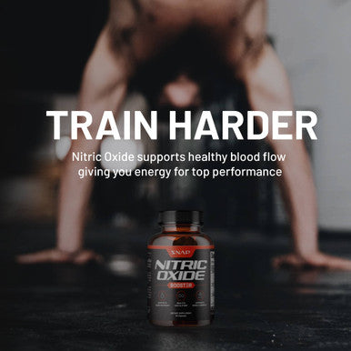 Snap Supplements Nitric Oxide Booster Pre Workout, Muscle Builder, 1500mg L Arginine L Citrulline Formula, Nitric Oxide Supplement for Men, Improve Flow & Circulation (90 Count)