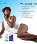 Keloid Scar Care Butter Stick, Scars & Keloids Treatment Balm, For Surgical Scars & Keloids From Piercings, Stretch Marks, Acne, With Anti-Scar Cocoa, Shea Butter, Coconut, & Jojoba Oils