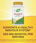 NatureS Way Inositol 500 Mg Per Serving 100 Capsules