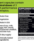 Lifeseasons Neuroq Smart Thinking Supplement Pills - Brain Power + Mental Focus Booster - Supports Memory Recall & Attention - Bacognize Bacopa, Cognizin Citicoline & Coffee Extract - 60 Capsules