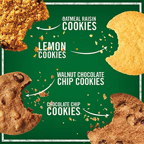 Tate's Bake Shop Variety Pack, Oatmeal Raisin , Chocolate Chip & Chocolate Chip Walnut, 3 - 7 oz Bags