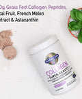 Garden of Life Grass Fed Collagen Super Beauty Powder - Blueberry Acai 20 Servings Collagen Powder For Women Skin Hair Nails Joints Collagen Peptides Powder Collagen Protein Collagen Supplements