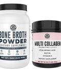 Left Coast Performance 2lb Pure Bone Broth and 1lb Multi Collagen Powder