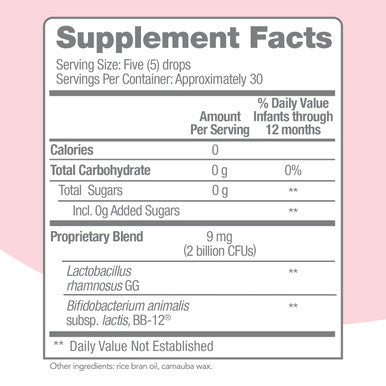 Culturelle Baby Digestive Calm Comfort Probiotics Drops Helps Reduce Colic Gas Fussiness Crying Digestive Upset in Babies Infants Newborns 012 months Gluten Free NonGMO 8.5 ml