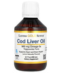 California Gold Nutrition Norwegian Cod Liver Oil Liquid, Natural Lemon Flavor, 6.7 Fl Oz (200 Ml)