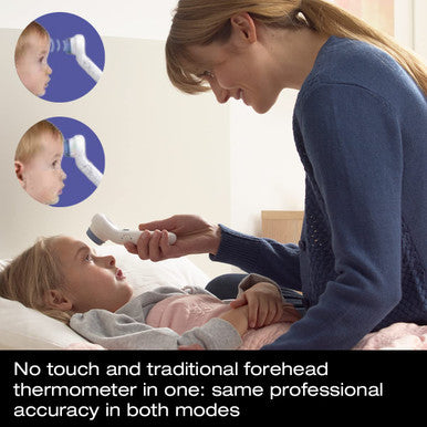 Braun No Touch and Forehead Thermometer - Touchless Thermometer for , Babies, Toddlers and Kids Fast, Reliable, and Accurate Results