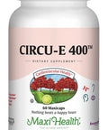 Maxi Health Circu-E 400 IU - Natural Vitamin E - Body's Defense System Support - 60 Capsules - Kosher