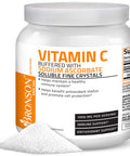 Buffered Vitamin C Powder Ascorbic Buffered with Ascorbate Soluble Fine Crystals Promotes Healthy Immune System and Cell Protection Powerful Antioxidant - 1 Kilogram (2.2 Lbs)