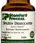 Standard Process Spleen Desiccated - Whole Food Immune Support, Spleen And Healthy Blood - Gluten Free - 90 Tablets