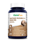 NusaPure Shiitake Mushroom Extract 9000mg 200 Veggie Capsules (Non-GMO & Gluten-Free)