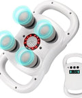 Deity Massage Gun Deep Tissue, 4-Heads Handheld Electric Body Massager, Rechargeable Percussion Massager For Pain Relief In Back, Leg, Neck, Shoulder And Body, Relax Perfect Gifts For Man Women, White