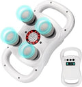 Deity Massage Gun Deep Tissue, 4-Heads Handheld Electric Body Massager, Rechargeable Percussion Massager For Pain Relief In Back, Leg, Neck, Shoulder And Body, Relax Perfect Gifts For Man Women, White