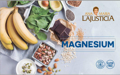 ANA MARIA LAJUSTICIA Magnesium Total 5 Salts 100 Tablets, Supports Energy Metabolism, Normal Protein Synthesis, Psychological Function. Helps to Reduce Tiredness and Fatigue