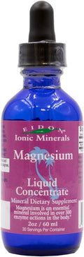 Eidon Liquid Magnesium Concentrate Supports Muscle Relaxation Ionic Bioavailable AllNatural Vegan Gluten No Additives or Preservatives Magnesium Liquid 2 Ounce Bottle