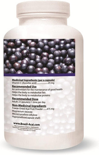 Brazil Acai MAX 500mg 200 Vcaps