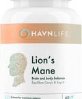 HAVN LIFE Lion's Mane | Pure Lion's Mane Mushroom Extract | Support Immune system, Mental Clarity, Memory and Cognitive Health | Antioxidant supplement | Non-GMO - 60 Vegan Capsules