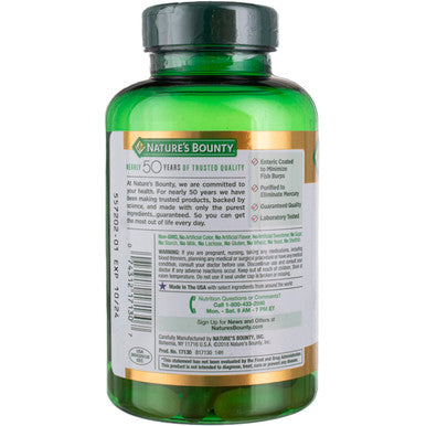 Nature's Bounty Nb Fish Oil Odorless Dbl Str (Pack Of 2)