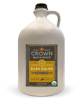 Crown Maple Certified Organic Dark Color Robust Taste Maple Syrup, Pure, Gluten Free, No Preservatives, Non-GMO pairs well with Pancakes, Coffee, Cocktails & Brunch, 12.7 Fl Oz (Pack of 1)