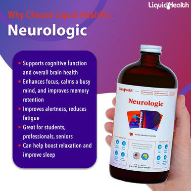 Liquidhealth Adult Focus & Energy Liquid Vitamin Bundle with Mega Energy B-Complex Vitamins USDA Organic Methyl B12 Drops Neurologic Nootropic Focus Supplement - Boosts Energy & Mood Vegan Non-GMO