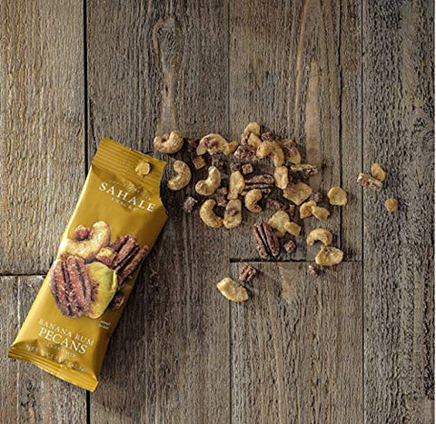 Sahale Snacks Banana Rum Pecans Glazed Mix, 1.5 Ounces
