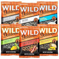 Wild Dutchman Roasted Sunflower Seeds, 6-Flavor Variety Pack, 5.5 oz 6-Pk | Original, Cheddar Dill, Flamin' Bacon, Spicy Cheeseburger, Ranch & Open Pit BBQ, small-batch roasted, resealable bag