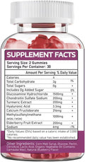 Glucosamine Chondroitin Supplements With Msm & Elderberry Glucosamine Chondroitin Gummy For Adults & Women Men Glucosamine Chondroitin Gummies Extra Strength Joint Supplement 2 Pack