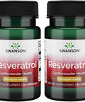 Swanson Resveratrol 100 100 Milligrams 30 Capsules (2 Pack)