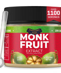 Monk Fruit Sweetener No Erythritol (25X Sweeter Than Sugar) Zero Calories, Zero Glycemic, Non-GMO, No Fillers - Monk Fruit Extract (7% Mogroside V) by Transparency Foods (3oz, 566 servings)