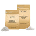 PURE ORIGINAL INGREDIENTS Vitamin C And L-Lysine Hcl Bundle, Dietary Supplement, Non-Gmo
