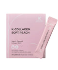 K-Nutra K-Collagen Soft Peach (15.9Oz 30 Sticks) - Holiday s - Skin Hair Nail Health Tasty Jelly Fast Absorption. Low-Molecular Marine Collagen Vitamin C