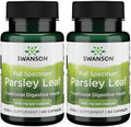 Swanson Full-Spectrum Parsley Leaf Extract - Herbal Supplement Promoting Digestive Health - Natural Formula Supporting GI Tract Health - (60 Capsules 400mg Each) (2 Pack)