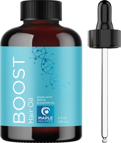 4 Piece Biotin Set - Shampoo, Conditioner, Oil, And Serum With Caffeine, Black Castor Oil, Rosemary Essential Oil, And Amino Acids For Volumized Hair