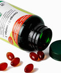 Greeniche Natural Omega-3 Supplement 30 Capsules Source of Omega-3 Fatty Acids DHA/EPA Plant Based Formula One Capsule a day 100% vegetarian Gluten NON-GMO Halal & Kosher
