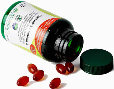 Greeniche Natural Omega-3 Supplement 30 Capsules Source of Omega-3 Fatty Acids DHA/EPA Plant Based Formula One Capsule a day 100% vegetarian Gluten NON-GMO Halal & Kosher