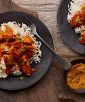 Saffron Road Simmer Sauce Tikka Masala and Coconut Curry - Non-GMO, Gluten-Free, Halal, Kosher, Vegan (7 Ounce (Pack of 8))