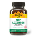 Country Life Zinc Lozenges With Vitamin C Supports Immune Health Cherry Flavor 60 Lozenges Certified Gluten Free Certified Vegan Certified Halal