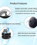 Cold Massage Roller Ball - Cryosphere Metal, Stays Cold For 6 Hours, Polar Healing Experience, Polar Roller Ice Ball Massage, Rapidly Relieve Muscle Pain And Tension