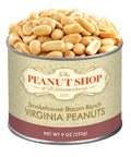 The Peanut Shop of Williamsburg Lightly Salted Handcooked Virginia Peanuts, Williamsburg Peanuts, Non-Gmo, Kosher Certified - 18 Oz Tin