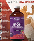 Maxion Iron Supplement to Combat Anemia, Fight Fatigue and Build Blood Cells, 250ml