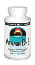 Source s Vitamin D-3 2000 iu Supports Bone & Immune Health - 200 Capsules