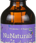 NuNaturals All-Natural Monk Fruit Liquid Plant-Based Sweetener, Zero-Calorie, Low Glycemic, 2 oz