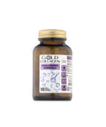 GOLD COLLAGEN Hyaluronic Formula - Collagen Supplements for Women Enhanced with Vitamin D Vitamin C Hyaluronic Acid & Zinc 90 Tablets - Collagen Tablets for Skin Hydration Hair Nail & Joint Care