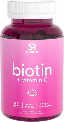 Sports Research Vitamin D3K2 5000iu Softgels 60ct Biotin Gummies 5000mcg 60ct Bundle