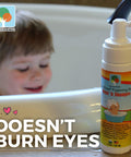 Certified ToxicFree Foaming Baby Wash N Shampoo. Guaranteed to Be 100% Free of Any s, Toxins, or Hormone Disruptors