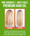 Difeel Premium Castor Plus Vitamin E - Pro-Growth + Anti-Frizz Premium Hair Oil 2.5 oz.