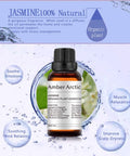 Jasmine Essential Oil 30ml, 100% Pure Natural Aromatherapy Oil for Diffuser, Massage, Skin, Perfume