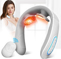 Electric Pulse Neck Massager With Heat For Pain Relief Fsa Or Hsa Eligible 10 Modes 15 Intensities Therapy Deep Tissue Trigger Point Intelligent Massager Cordless Gifts For Men Women